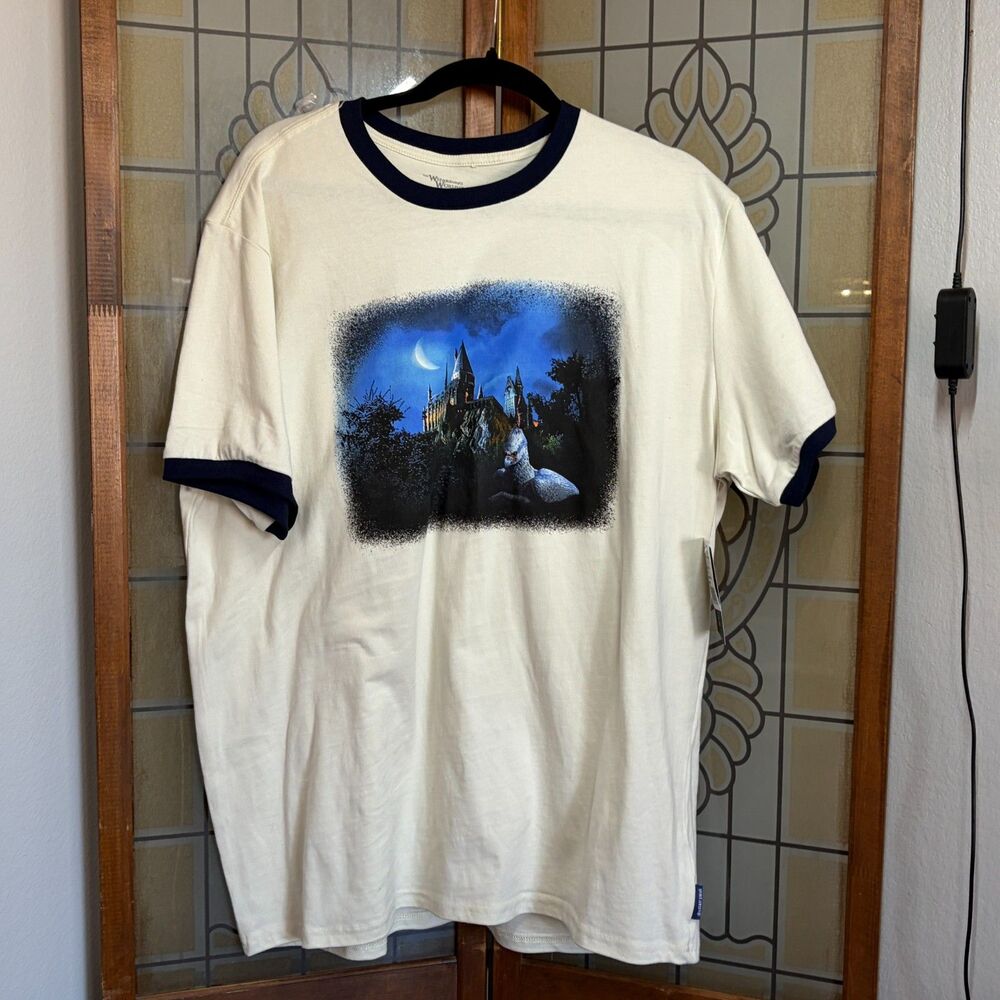 Universal Studios Ringer T-Shirt Forbidden Forest Graphic Size XL NWT